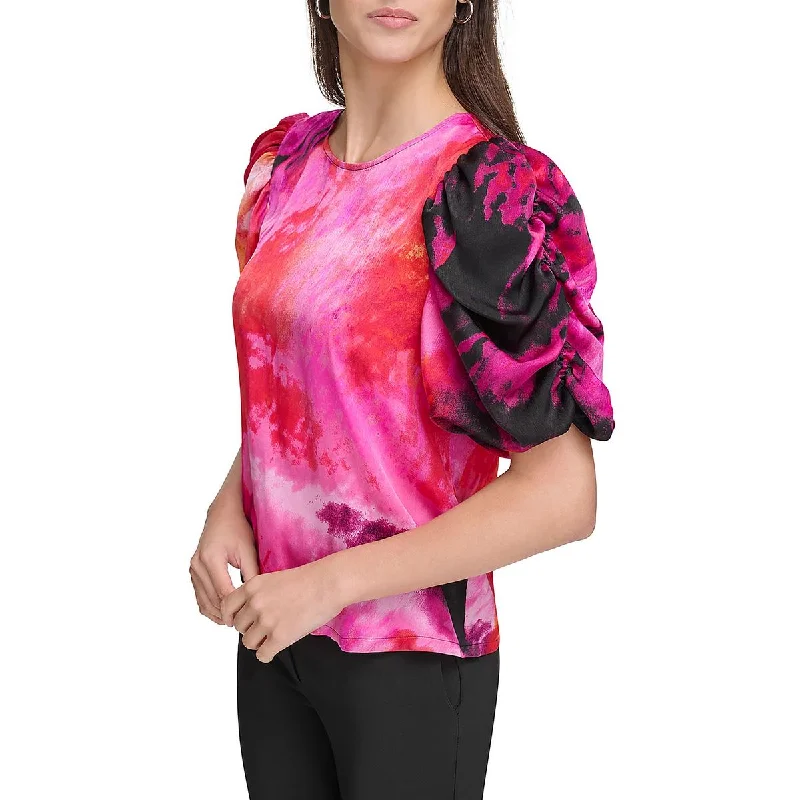Casual And Trendy Unisex Fashion Staples Relaxed Style Deals Womens Crewneck Printed Pullover Top Casual And Trendy Unisex Fashion Staples Relaxed Style Deals Womens Crewneck Printed Pullover Top