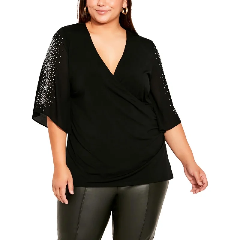 Everyday Wear For Men And Women Dive Into Trendy Styles Plus Womens Matte Jersey Rhinestone Pullover Top Everyday Wear For Men And Women Dive Into Trendy Styles Plus Womens Matte Jersey Rhinestone Pullover Top
