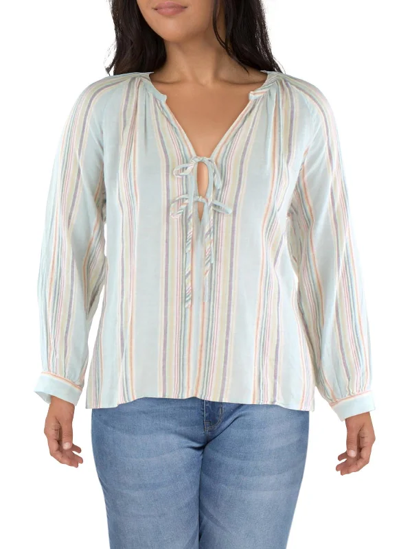 Comfortable Gender-Free Fashion Choices Fashion Essentials Womens V-Neck Tie Straps Pullover Top Comfortable Gender-Free Fashion Choices Fashion Essentials Womens V-Neck Tie Straps Pullover Top