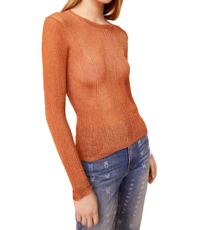 Unisex Casual Wear For All Seasons Budget Friendly Diana Pullover In Bronze