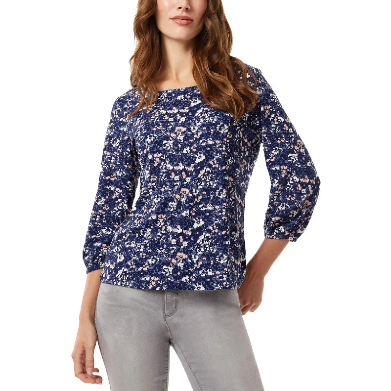 Relaxed-Fit Unisex Fashion For All-Day Comfort Top Brand Discounts Womens Crewneck Floral Print Pullover Top Relaxed-Fit Unisex Fashion For All-Day Comfort Top Brand Discounts Womens Crewneck Floral Print Pullover Top