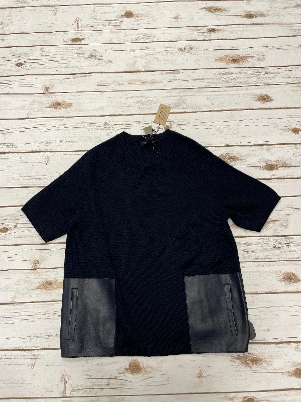 Sweater Short Sleeve By J. Crew In Navy, Size: S