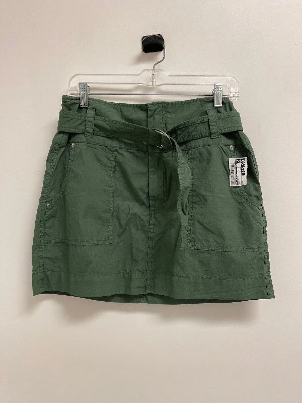 Skirt Midi By Calvin Klein In Green, Size: 8