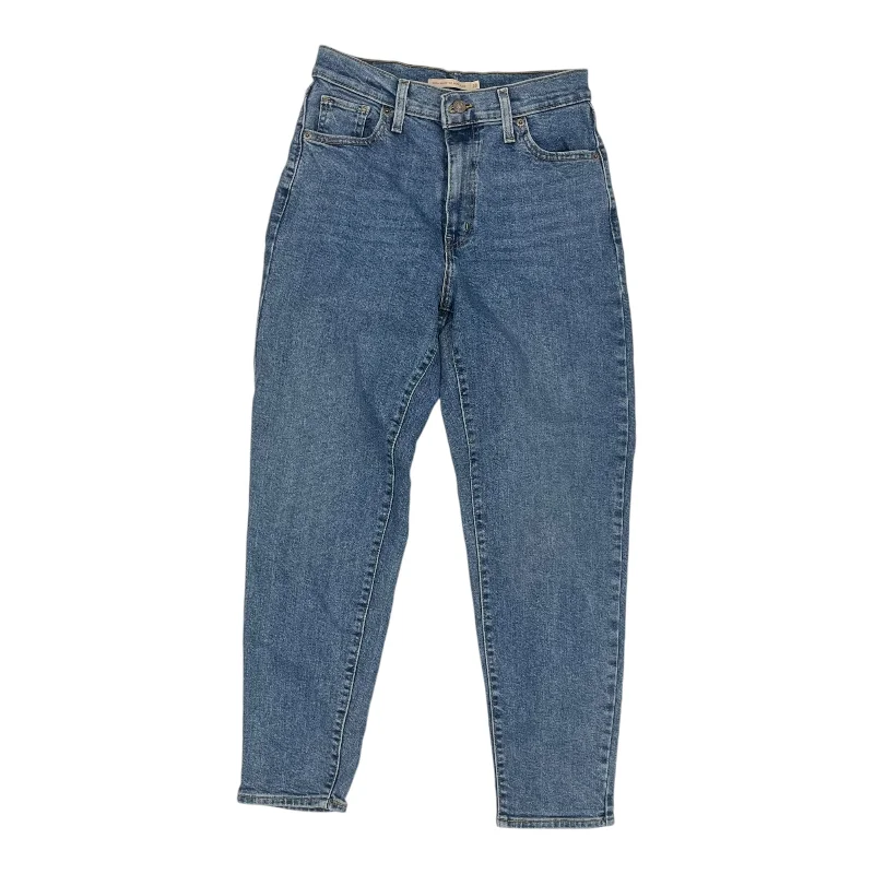 Jeans Skinny By Levis In Blue Denim, Size:2