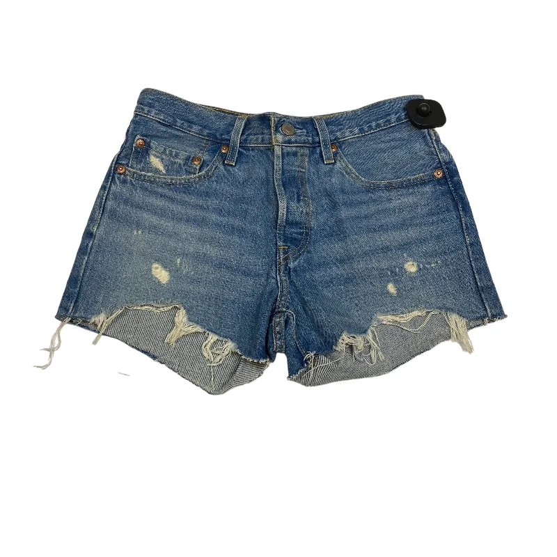 Blue Denim Shorts Levis, Size 2