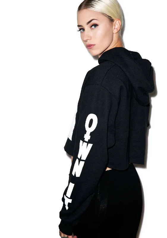 Effortless And Modern Unisex Dressing End Of Season Sale Own It Crop Pullover
