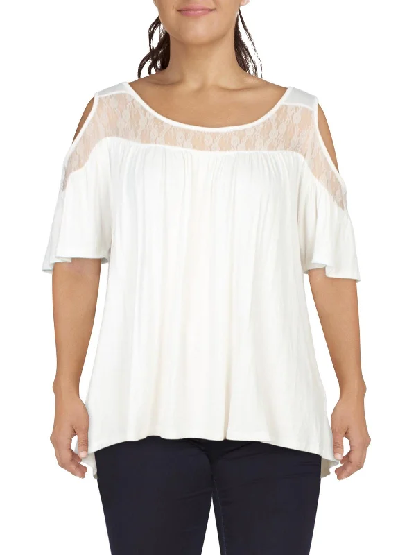 Unisex Casual Fashion Trends Exclusive Deals Online Plus Womens Lace Trim Viscose Pullover Top Unisex Casual Fashion Trends Exclusive Deals Online Plus Womens Lace Trim Viscose Pullover Top