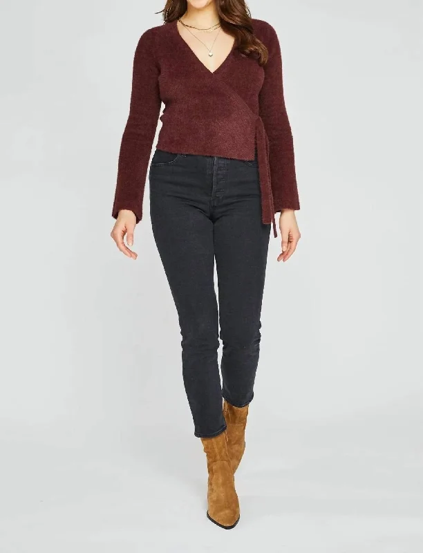 Elegant And Minimal Gender-Free Clothing Discount Extravaganza Daytona Pullover Top In Rum Elegant And Minimal Gender-Free Clothing Discount Extravaganza Daytona Pullover Top In Rum