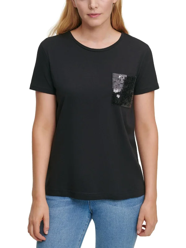 Functional And Stylish Unisex Outerwear Crazy Price Slashing Womens Collarless Cotton Pullover Top