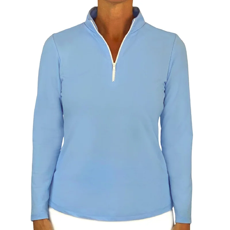 Modern Unisex Streetwear Outfits Classic Chic Deals Anna Maria Pullover Top In Light Blue Modern Unisex Streetwear Outfits Classic Chic Deals Anna Maria Pullover Top In Light Blue