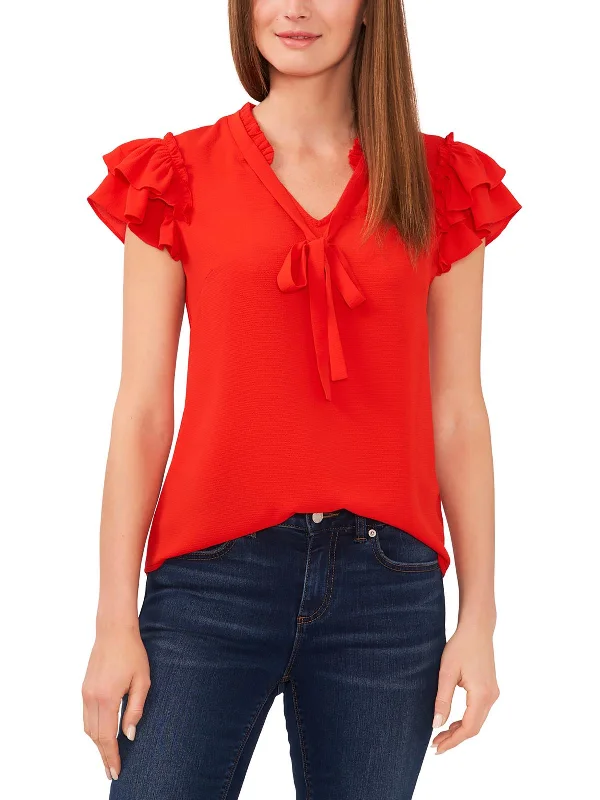 Classic And Timeless Unisex Style Style Upgrade Womens Textured Polyester Pullover Top