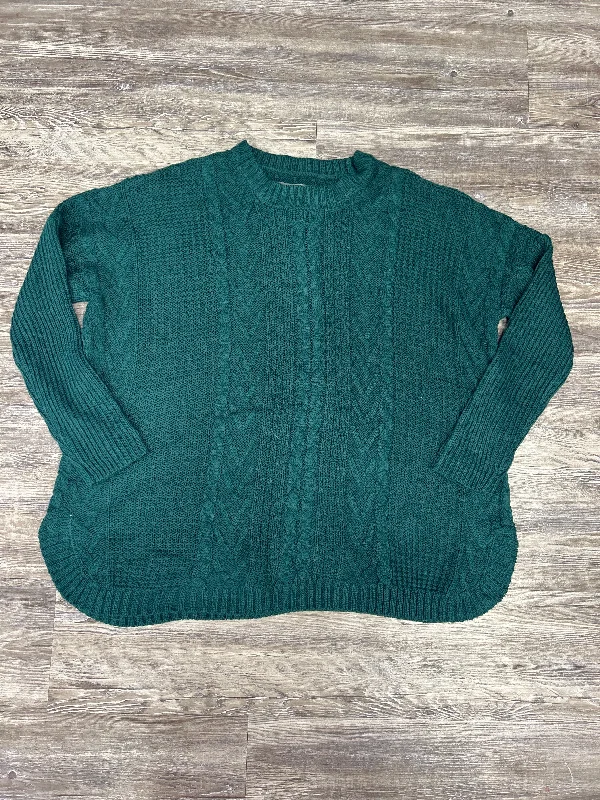 Sweater By Natural Reflections In Teal, Size: S