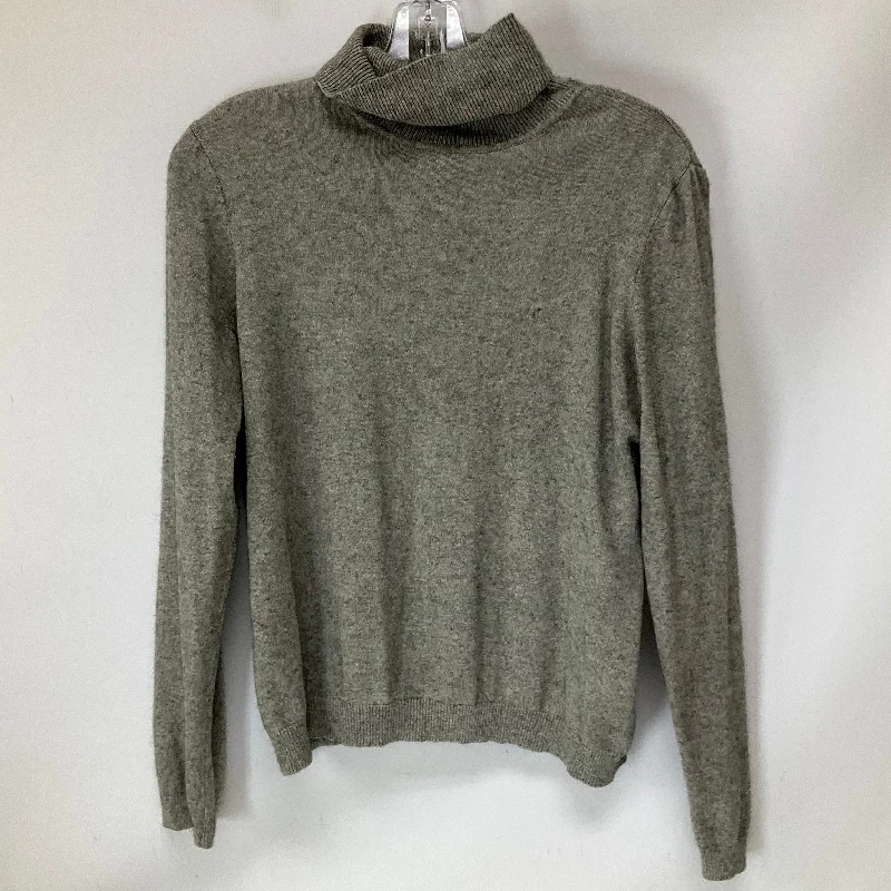 Top Long Sleeve By Lauren By Ralph Lauren In Grey, Size: Xl