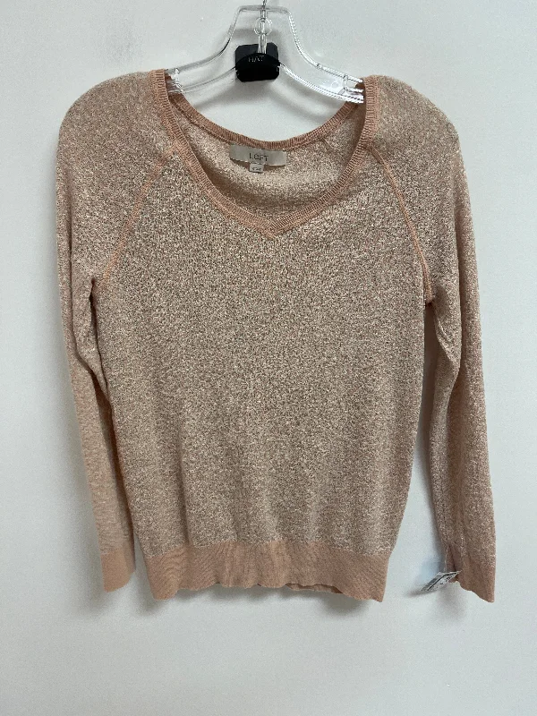 Sweater By Loft In Cream, Size: Xs