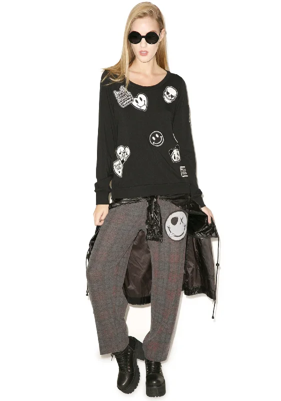Fashion-Forward Gender-Neutral Outerwear Fashion Sale Jet Patches All Over Pullover Fashion-Forward Gender-Neutral Outerwear Fashion Sale Jet Patches All Over Pullover