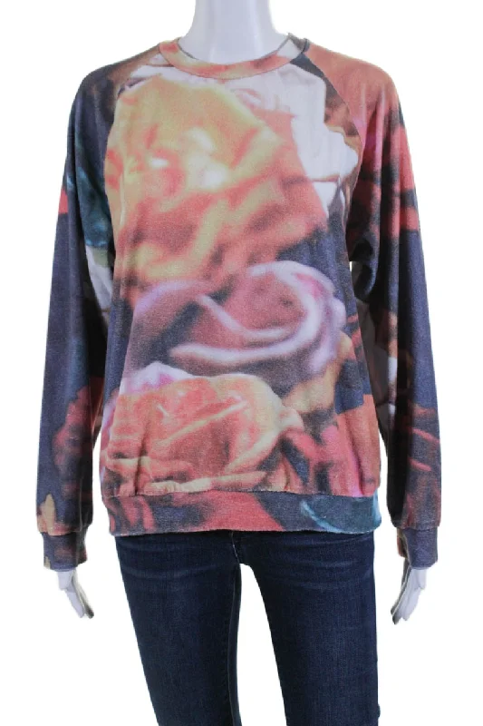 Lightweight And Breathable Unisex Wear Boutique Styles Marios Womens Cotton Blend Red Printed Crew Neck Pullover Sweatshirt Lightweight And Breathable Unisex Wear Boutique Styles Marios Womens Cotton Blend Red Printed Crew Neck Pullover Sweatshirt
