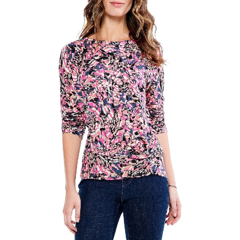 Urban-Inspired Unisex Fashion Trends Laid-Back Fashion Offers Womens Boatneck Abstract Print Pullover Top Urban-Inspired Unisex Fashion Trends Laid-Back Fashion Offers Womens Boatneck Abstract Print Pullover Top