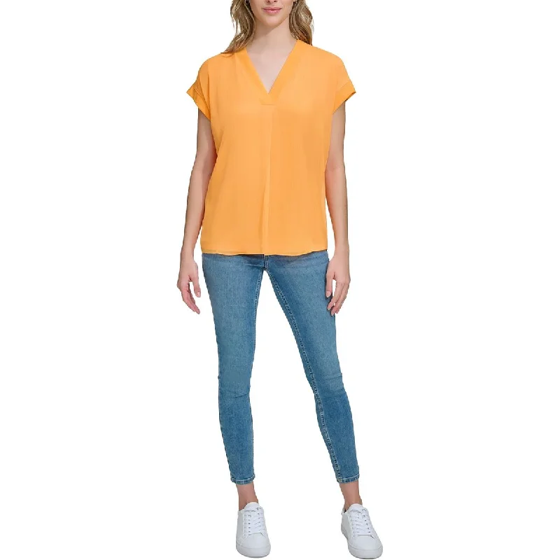 Sleek And Stylish Unisex Outerwear Street Style Discounts Womens Layered Sheer Pullover Top Sleek And Stylish Unisex Outerwear Street Style Discounts Womens Layered Sheer Pullover Top