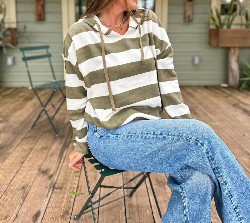 Classic And Timeless Gender-Neutral Fashion Durable Fashion Picks Patti Pullover In Olive Classic And Timeless Gender-Neutral Fashion Durable Fashion Picks Patti Pullover In Olive