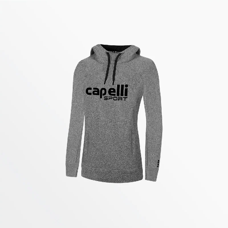 Comfortable Gender-Free Fashion Choices Feminine Luxe Style Sale WOMEN'S LOGO HEATHER PULLOVER HOODIE Comfortable Gender-Free Fashion Choices Feminine Luxe Style Sale WOMEN'S LOGO HEATHER PULLOVER HOODIE