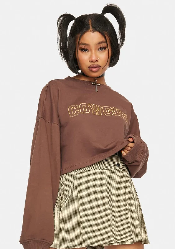 Chic And Contemporary Unisex Clothing Choices Unleash Your Trend Driven Style Deep Mahogany Fawly Pullover Top Chic And Contemporary Unisex Clothing Choices Unleash Your Trend Driven Style Deep Mahogany Fawly Pullover Top