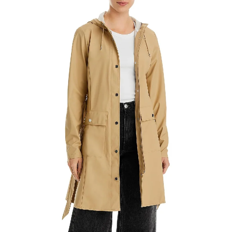 Women's Active Garments For Workouts Chic Style, Always In Vogue Womens Water Resistant Tie Belt Raincoat Women's Active Garments For Workouts Chic Style, Always In Vogue Womens Water Resistant Tie Belt Raincoat