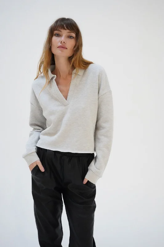 Comfortable Unisex Streetwear Exclusive Fashion Deals Nicks Pullover - Heather Grey Comfortable Unisex Streetwear Exclusive Fashion Deals Nicks Pullover - Heather Grey