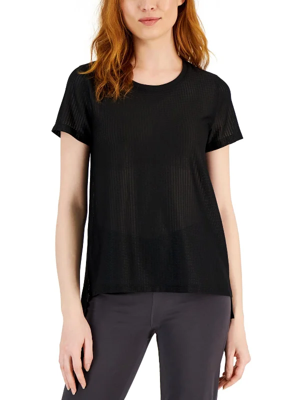 Sustainable And Ethical Unisex Clothing Additional Time-Limited Offers Womens Burnout Mesh Pullover Top