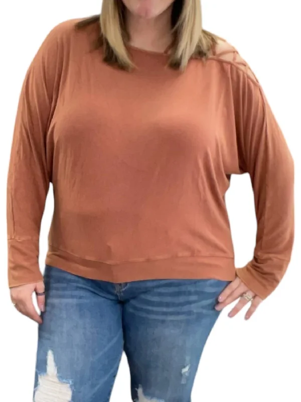 Sleek And Stylish Unisex Outerwear End Of Season Sale Criss Cross Shoulder Pullover Top In Clay Sleek And Stylish Unisex Outerwear End Of Season Sale Criss Cross Shoulder Pullover Top In Clay