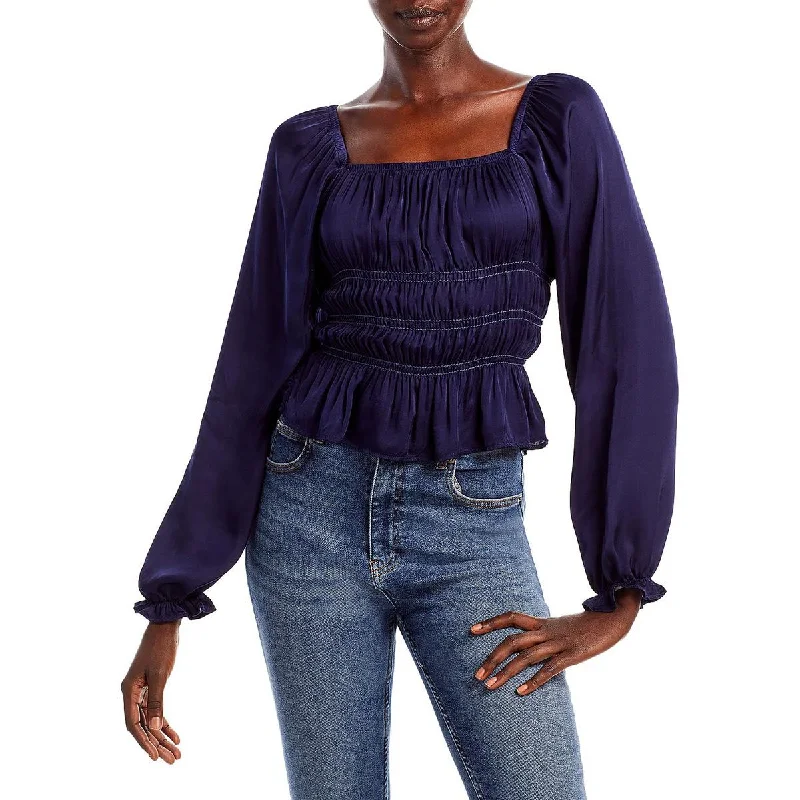 Comfortable Unisex Streetwear Trendy Fashion Sale Womens Smocked Bodice Pullover Top Comfortable Unisex Streetwear Trendy Fashion Sale Womens Smocked Bodice Pullover Top