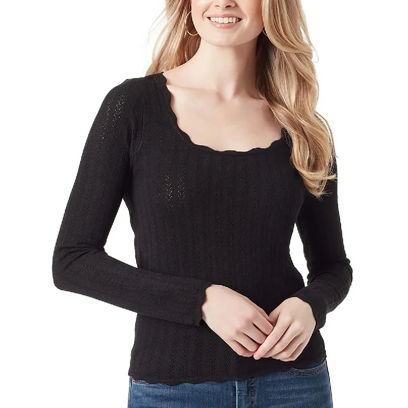 Versatile And Stylish Unisex Apparel Best Sellers Womens Scoop Neck Knitted Pullover Top Versatile And Stylish Unisex Apparel Best Sellers Womens Scoop Neck Knitted Pullover Top