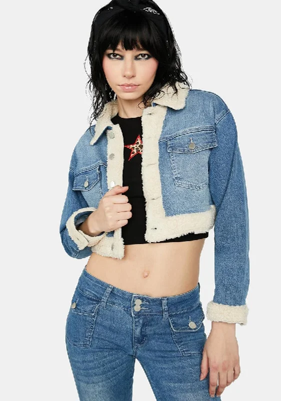 Blue Jean Baby Cropped Jacket