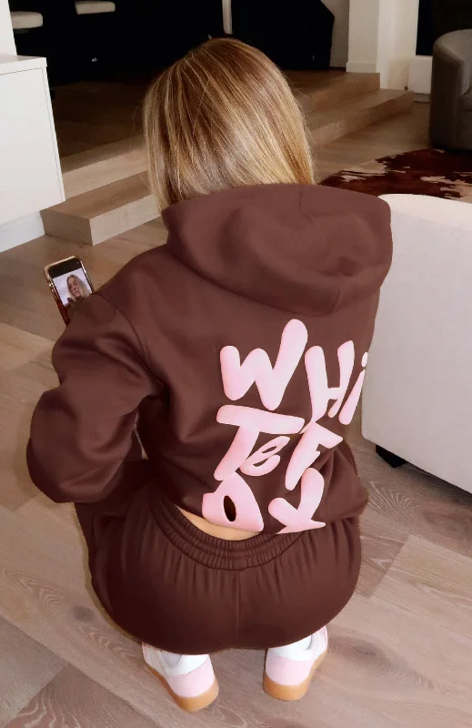 The New Standard Oversized Hoodie Chocolate