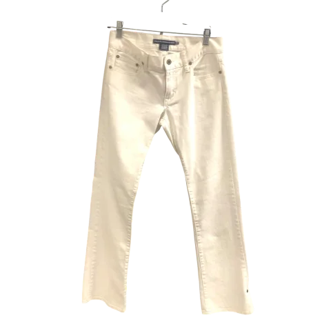 Jeans Boot Cut By Ralph Lauren In White, Size: 27