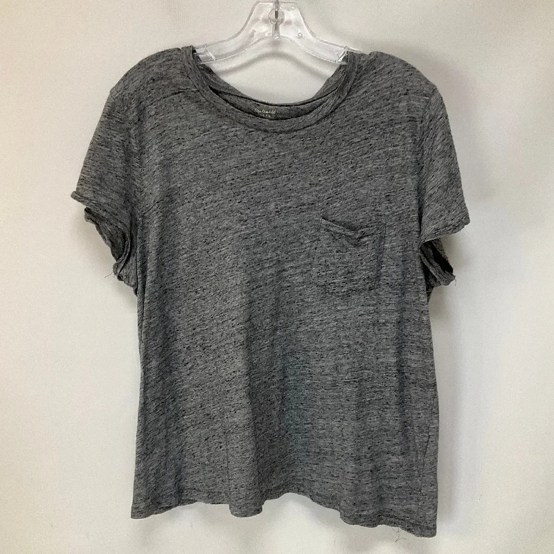 Grey Top Short Sleeve Madewell, Size Xl