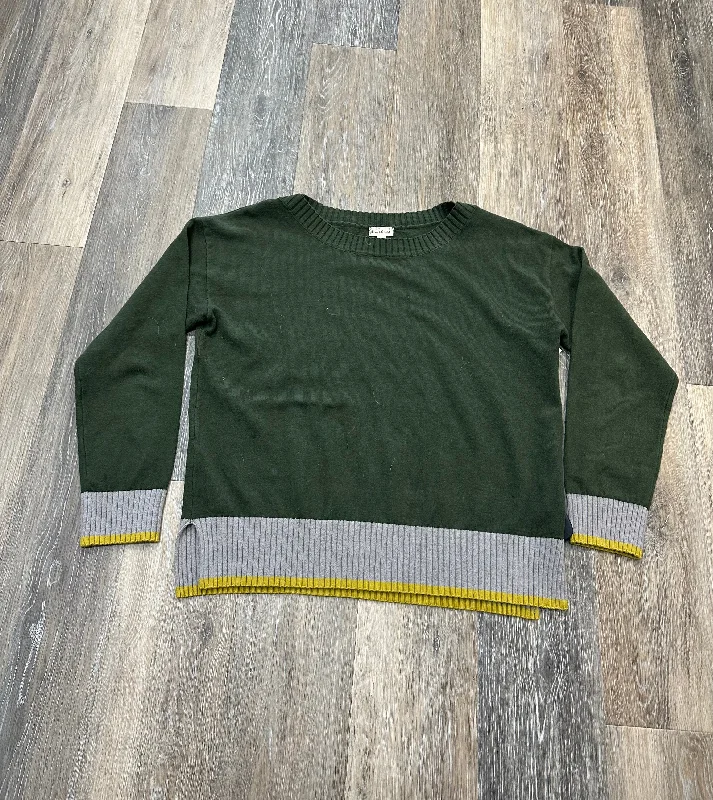 Sweater By Hem & Thread In Green, Size: M