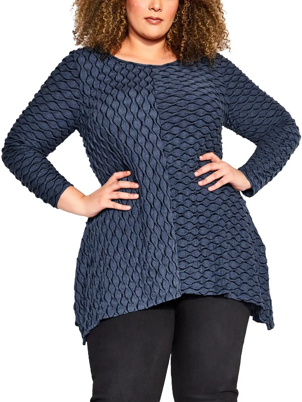 Unisex Everyday Fashion Essentials Feminine Style Promotions Plus Womens Hi-Low Scoop Neck Pullover Top Unisex Everyday Fashion Essentials Feminine Style Promotions Plus Womens Hi-Low Scoop Neck Pullover Top