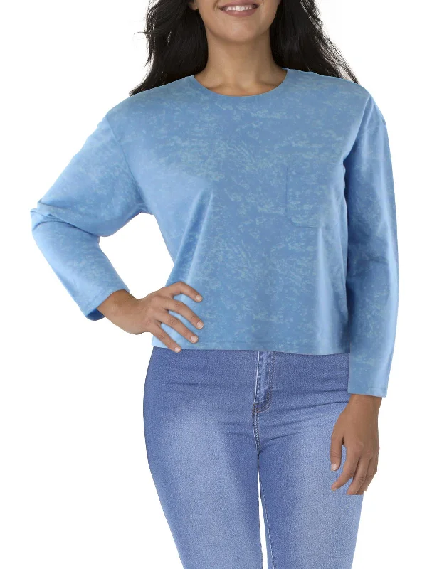 Versatile And Stylish Unisex Apparel Must Haves Womens Crop Crewneck Pullover Top