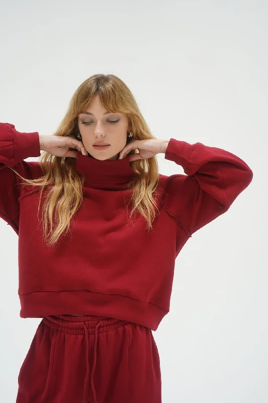 Stylish Unisex Outfit Ideas Sporty Fashion Offers Rhodes Fleece Pullover - Oxblood Stylish Unisex Outfit Ideas Sporty Fashion Offers Rhodes Fleece Pullover - Oxblood