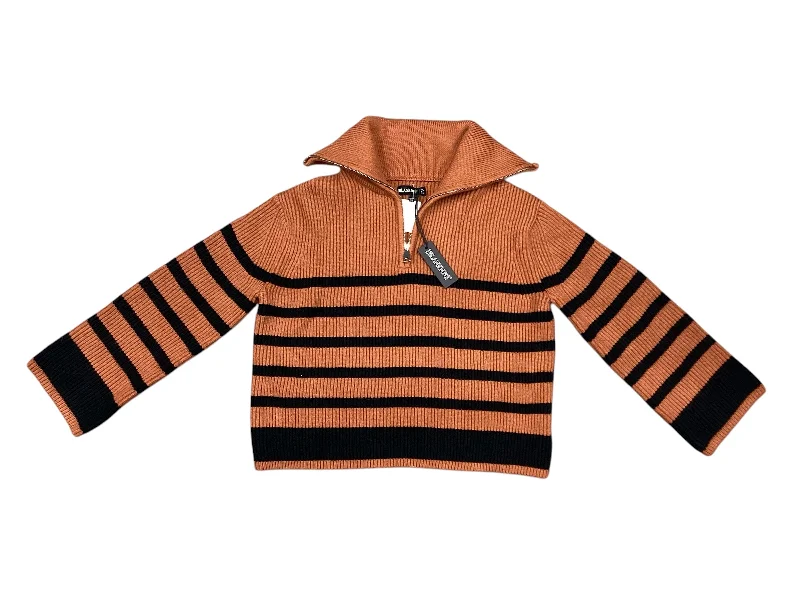 Sweater By Blanknyc In Black & Orange, Size: S