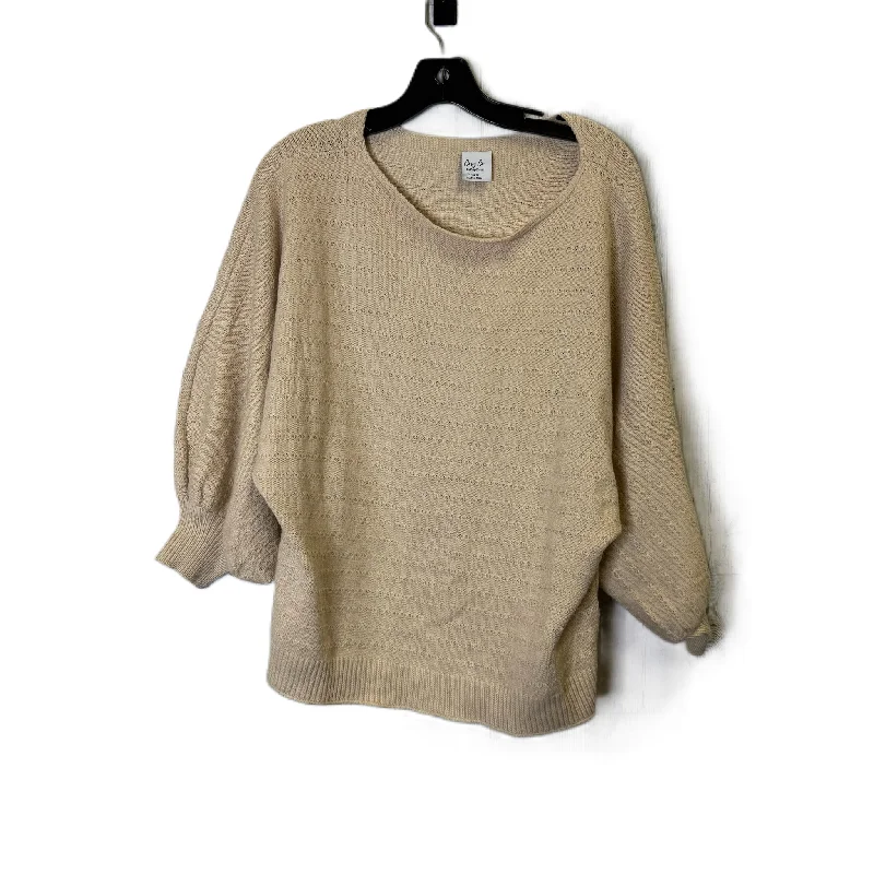 Sweater By Cozy Casual In Tan, Size: S