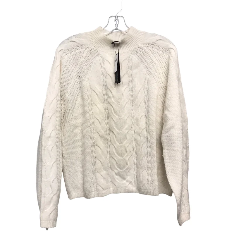 Sweater By Banana Republic In Cream, Size:M