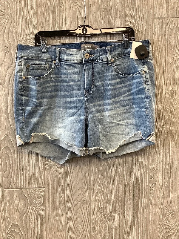 Blue Denim Shorts Torrid, Size 18