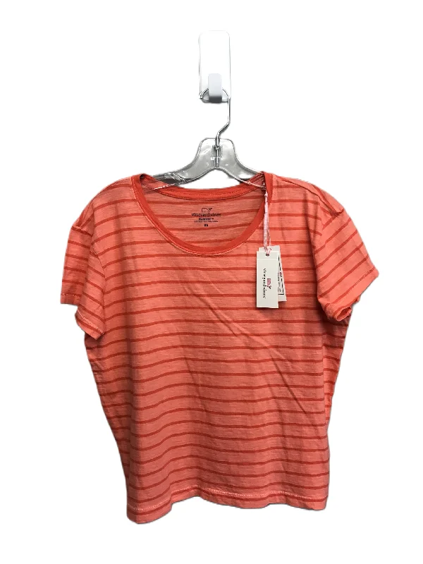 Striped Pattern Top Short Sleeve By Vineyard Vines, Size: Xs