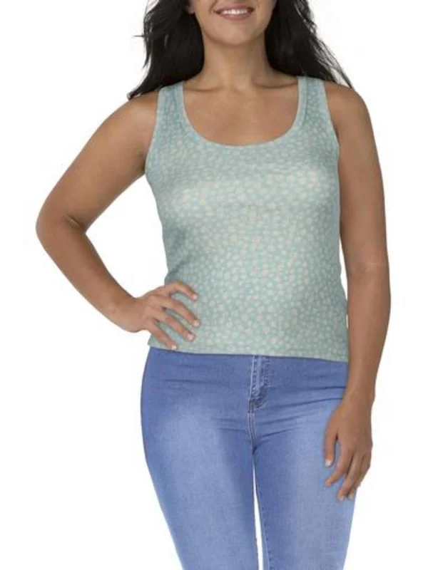High-Quality Unisex Fashion Basics Limited Time Plus Womens Racerback Floral Print Pullover Top