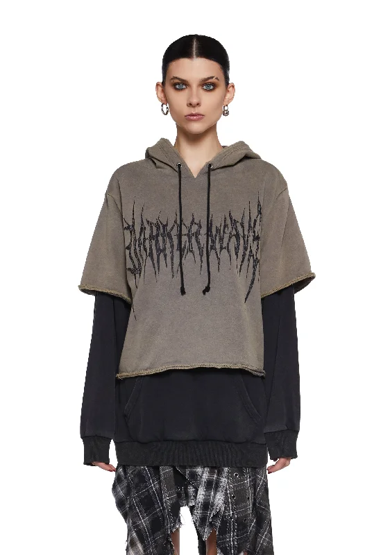 Comfortable And Stylish Unisex Outfits Exclusive Designer Style Deals Warp Layered Pullover Hoodie Comfortable And Stylish Unisex Outfits Exclusive Designer Style Deals Warp Layered Pullover Hoodie