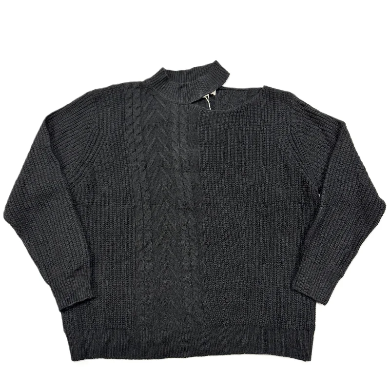 Sweater By Main Strip In Black, Size: L