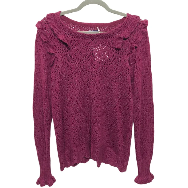 Sweater By Kaari Blue In Maroon, Size: M