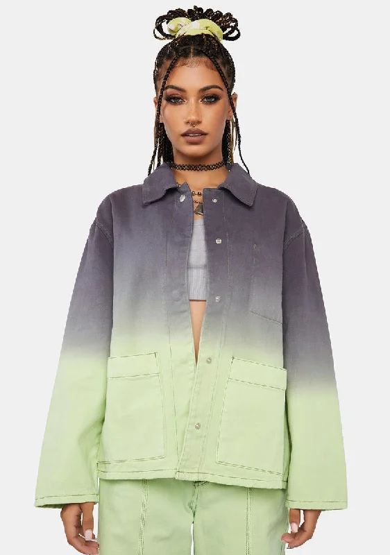 Dip Dye Utility Jacket