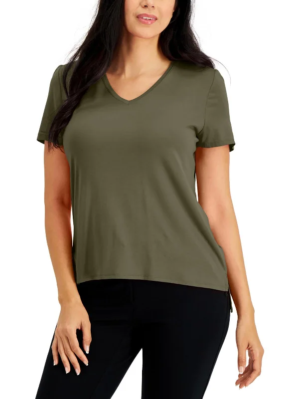 High-Quality Unisex Basics For Everyday Wear Seasonal Picks Womens Hi-Low V-Neck Pullover Top High-Quality Unisex Basics For Everyday Wear Seasonal Picks Womens Hi-Low V-Neck Pullover Top